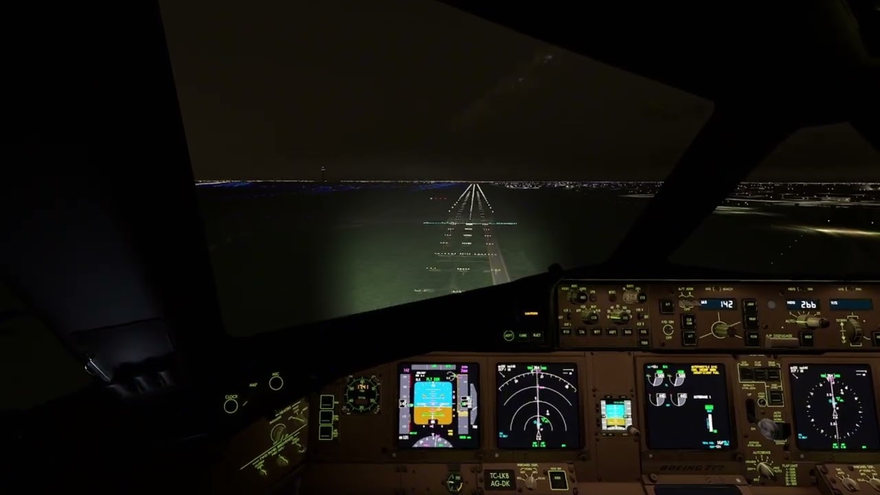EHAM(AMSTERDAM) B777 RUNWAY 27 LAND