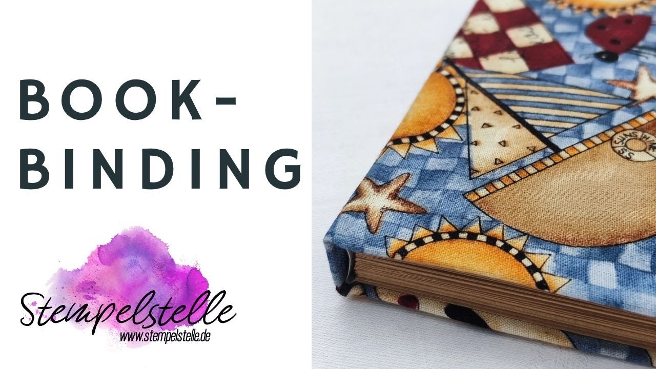Bookbinding - Buchbinden mit Stoff