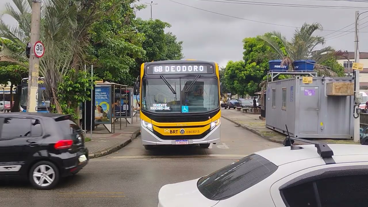 Ônibus novinho do BRT na linha 68 Bangu x Deodoro ! #brt #onibus #brtmetropolitano 