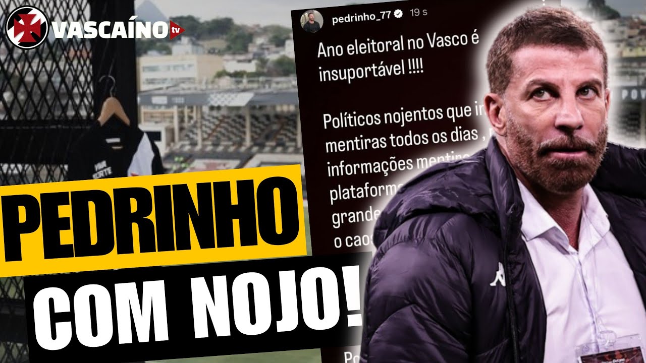 PEDRINHO FALA DA POLÍTICA DO VASCO E DO ANO ELEITORAL! E A SAF DO VASCO? #vasco #vascainotv 