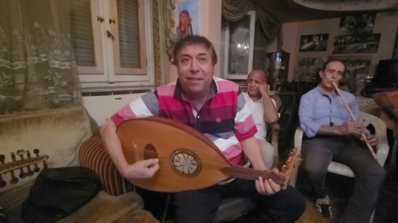 احلى انا في انتظارك الفنان سيد منصور صالون الاستاذ الدكتور خليل الديواني