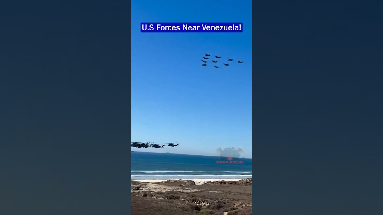 Massive U.S. Military Drill Near Venezuela Coast!