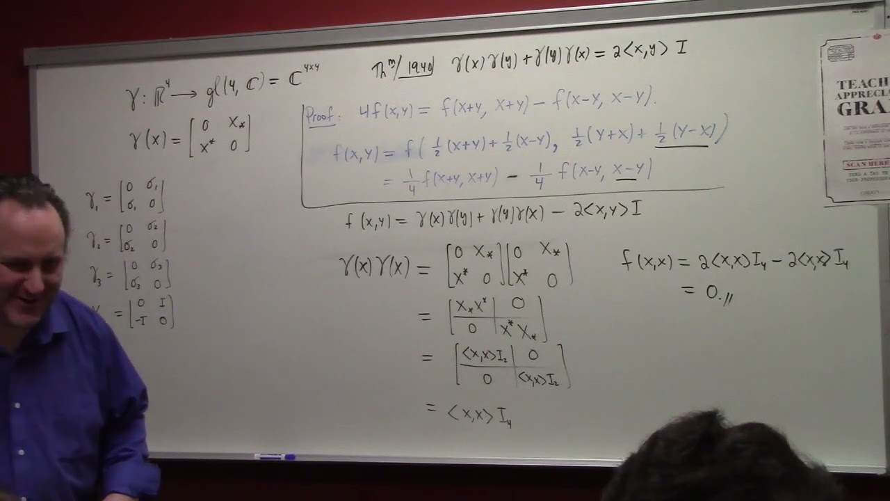 Спиноры: Спиноры Дирака, свойства преобразования, 11.03.2026, часть 1