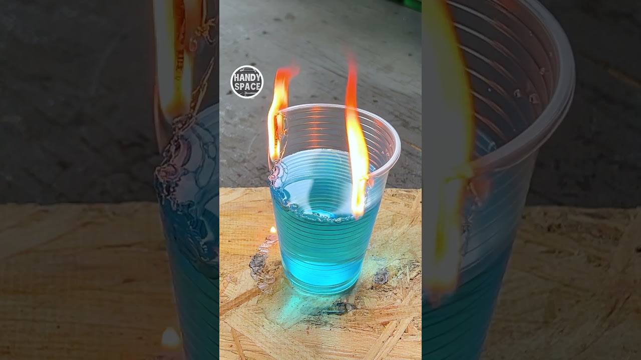 Wow! A Trick with a Plastic Cup and Matches!