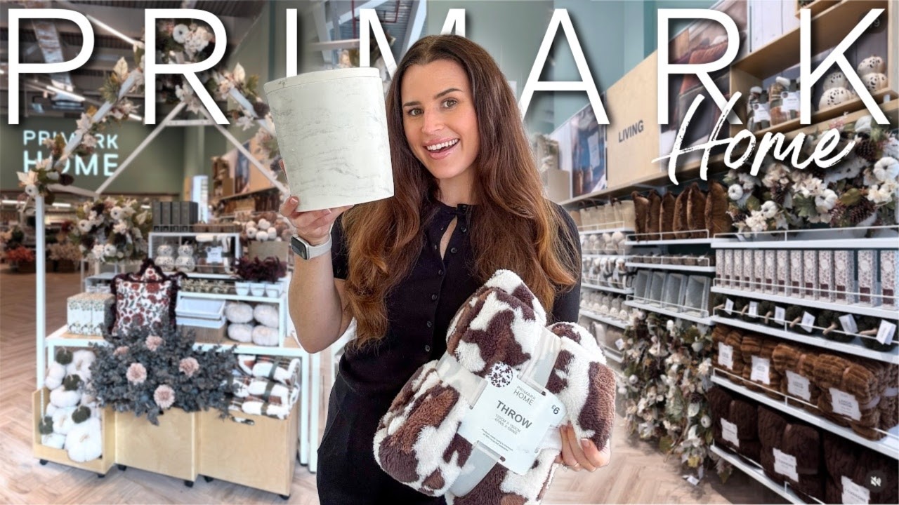 PRIMARK HOME WRZESIEŃ, ZAKUPY ZE MNĄ | Jesień 2026, Marmurowe akcesoria łazienkowe, Brunch Club i...