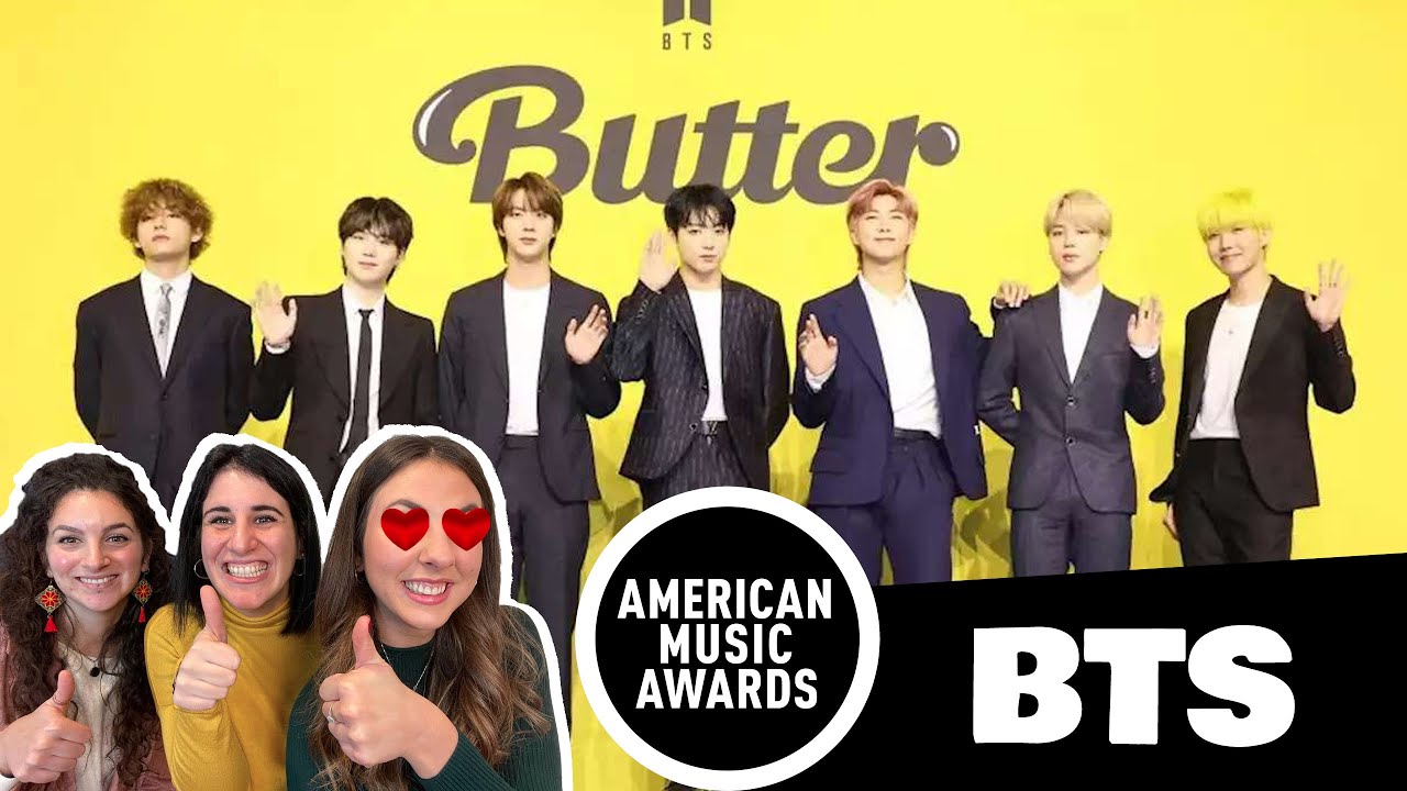 Italians reaction to BTS performing BUTTER at AMA 2021