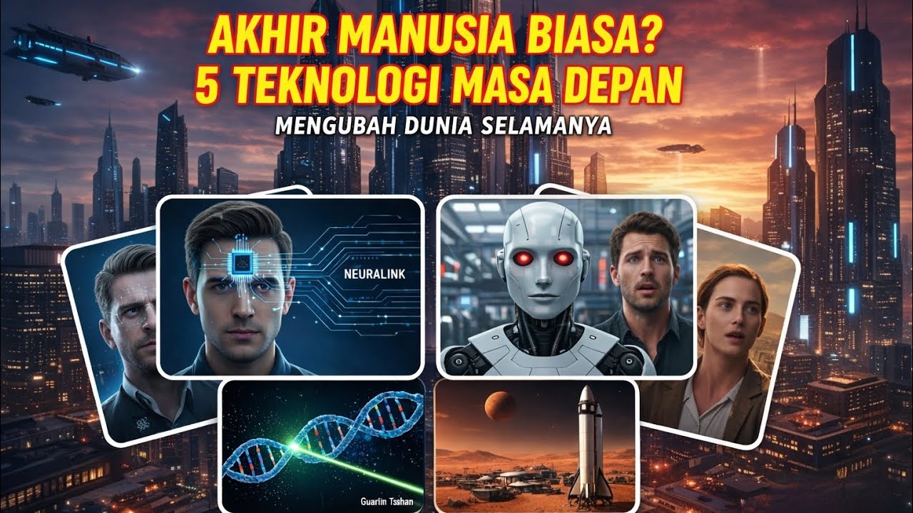 AKHIR MANUSIA BIASA? 5 Teknologi Masa Depan yang Mengubah Dunia Selamanya