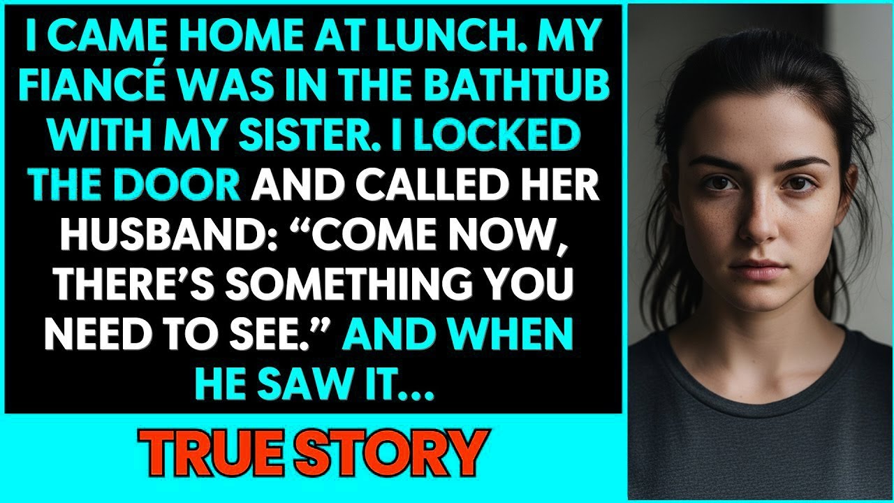 My Sister Was in the Bathtub With My Fiancé. I Locked the Door and Made My Plan…