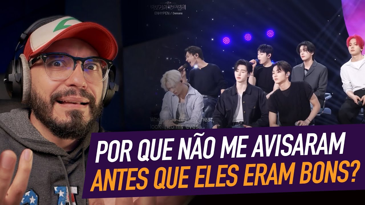 PROFESSOR de CANTO reage ao ENHYPEN cantando 