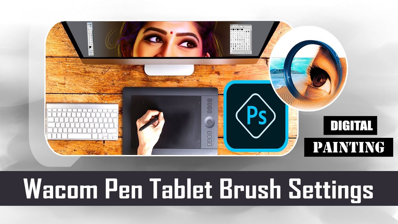 Wacom pen tablet tamil digital painting | wacom pen tablet tutorial | wacom pad Settings | Wacom pad