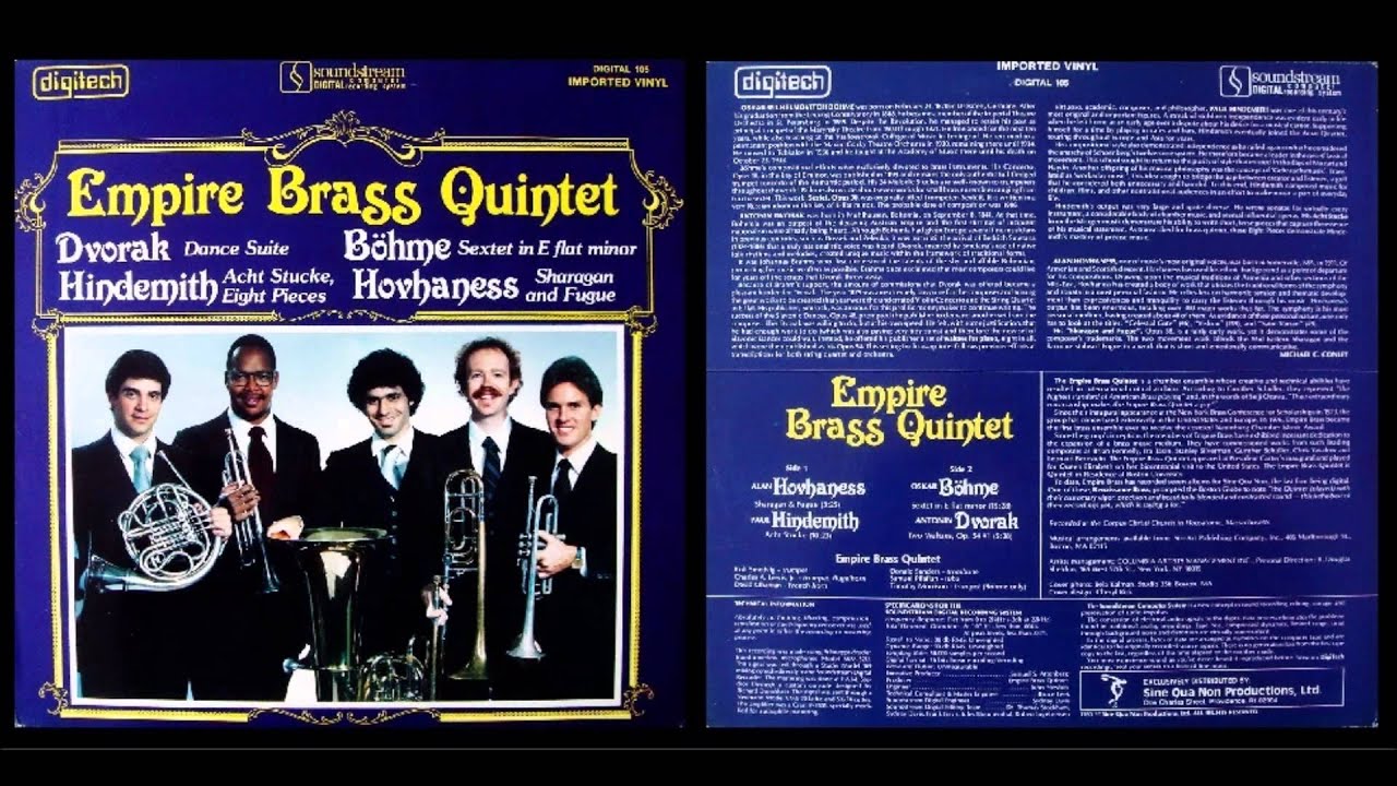 Empire Brass Quintet: 12. Oskar Bohme- Sextet In E-Flat Major II Scherzo. Allegro Vivace