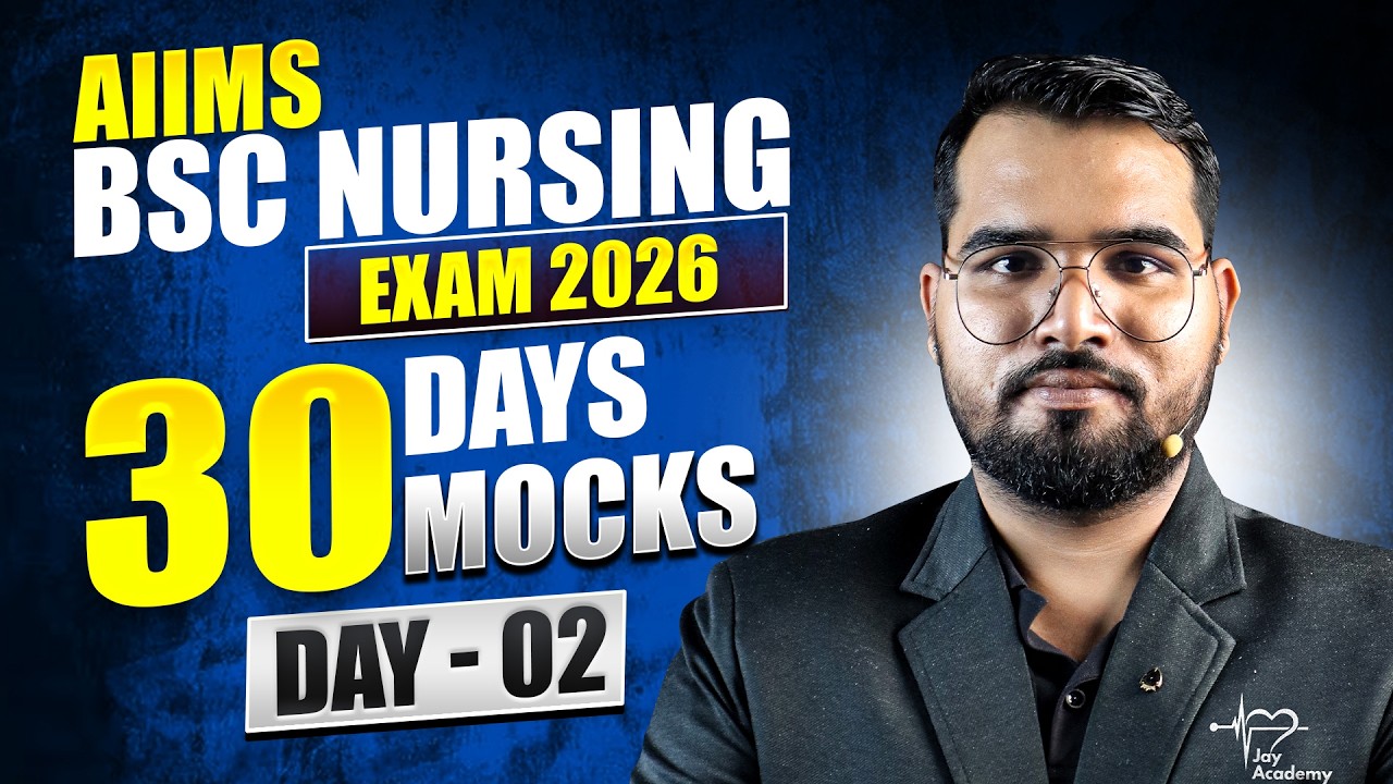 AIIMS BSc Nursing🔥 Model Paper 02 | Selection LIVE Series #aiims #bscnursing