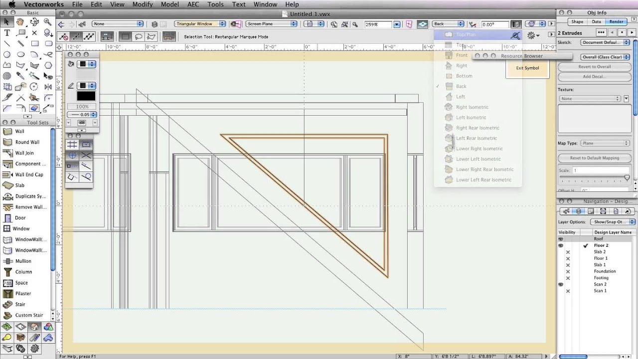 GSG - Vectorworks Architect 2016 - 08 Inserting Windows