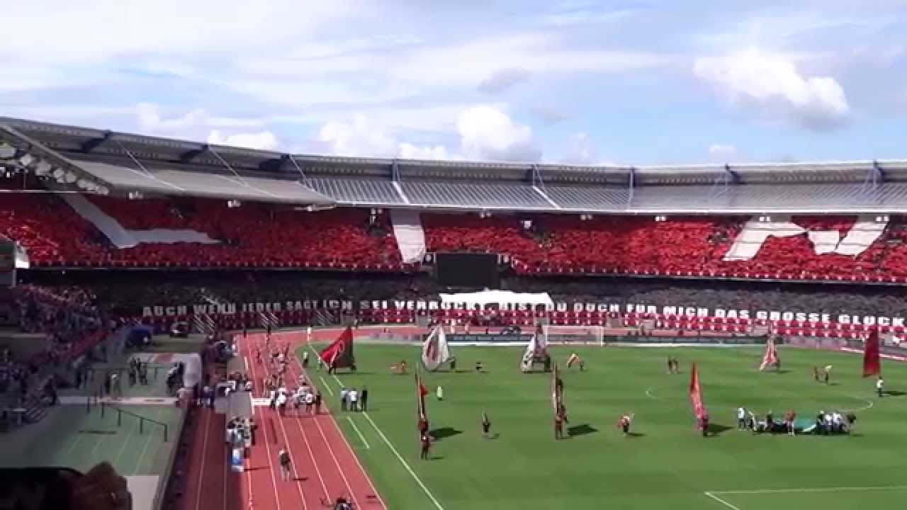 1.FC Nürnberg - Aue - Choreographie Nordkurve - 03.08.14