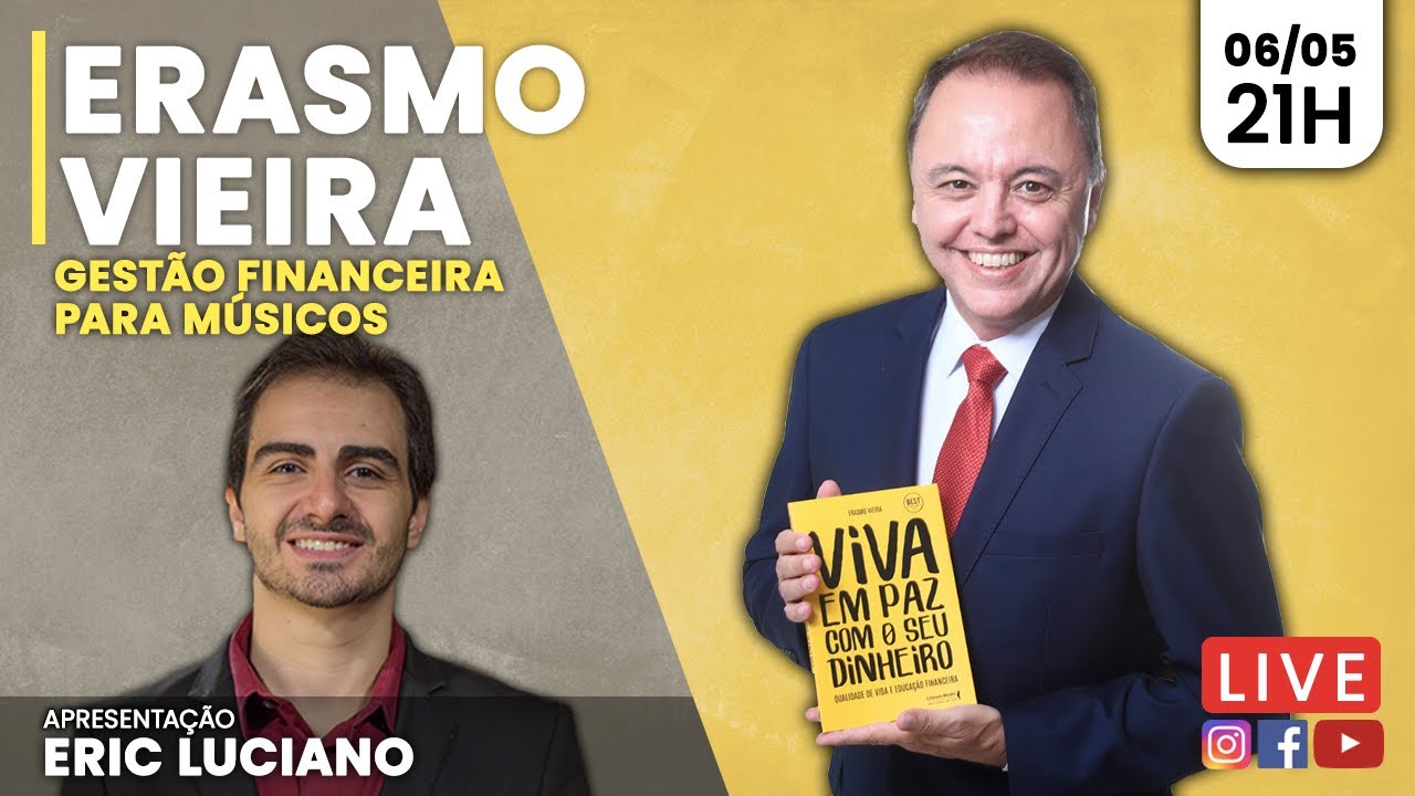 [LIVE] Erasmo Vieira - Inteligência Financeira para Músicos