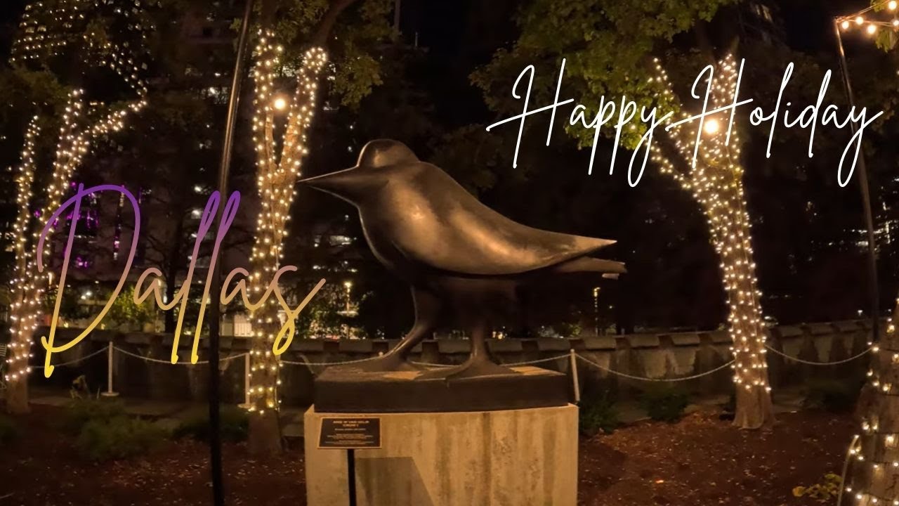 Dallas in December | Festive Holiday Lights Walk Holiday Lights 🎄
