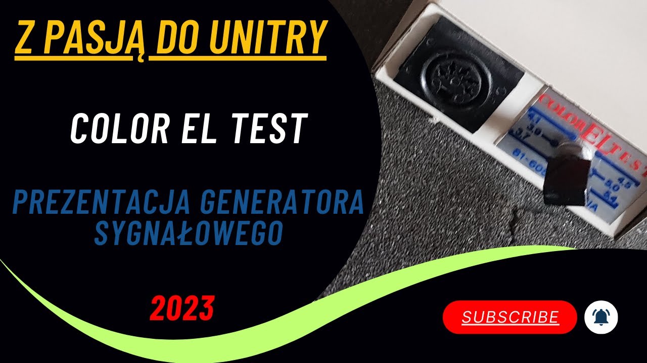 97 Prezentacja Color ELtest. Produktu z Gdyni ułatwiającego prace serwisowe #testy