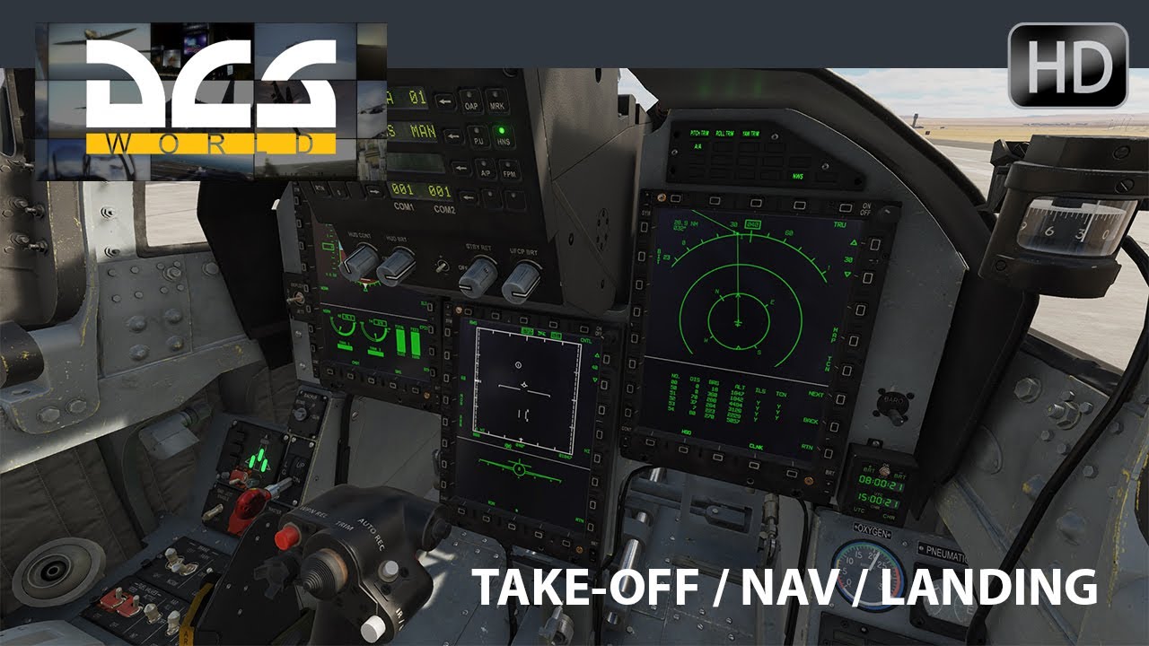DCS WORLD - JF17 - TAKEOFF/NAV/LANDING