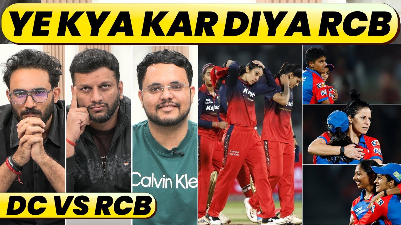 🔴RCB vs DC: DELHI ROAR MACHA RAHI HAI, RCB 1st LOSS LOADING. #wpl