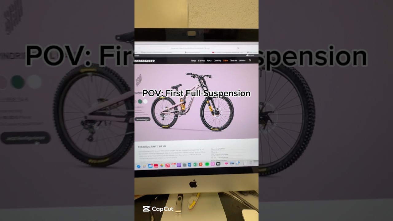 POV: You get your first Full-Suspension Mtb bike - Propain Spindrift Al Park #mtb #bikelife #shorts