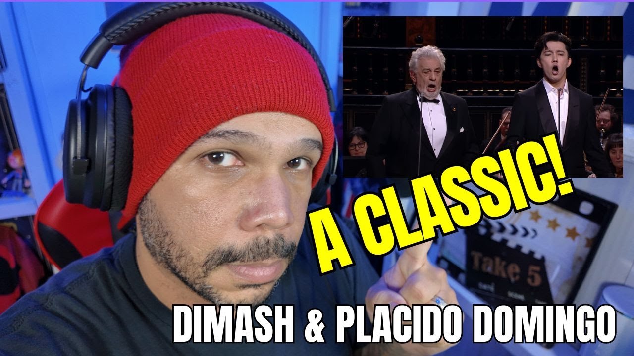 Rock Fan Reacts to: DIMASH & Placido Domingo The Pearl Fishers' Duet: Au Fond Du Temple Saint