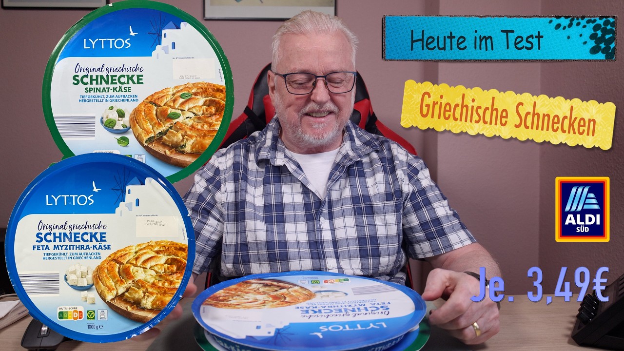 Original Griechische Schnecken aus dem Aldi Süd - Fertiggericht TK