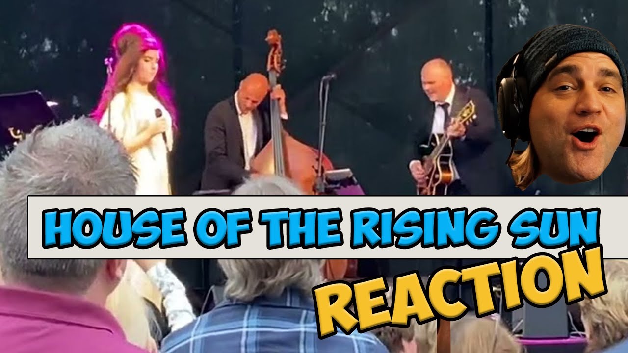 House of the Rising Sun - Angelina Jordan Reaction // LIVE 2022 // Guitar Teacher Reacts