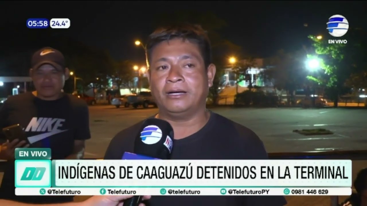 Retienen a indígenas en la zona de la Terminal de Asunción