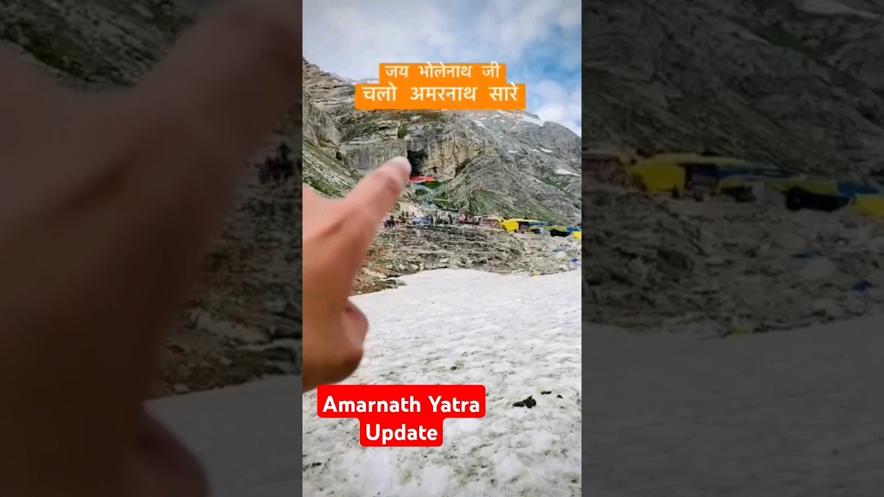 Amarnath Yatra 2024 from Delhi! Live Darshan of Baba Ji! Holy Cave!