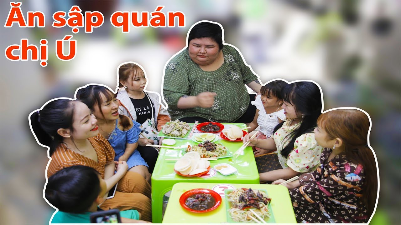 CLB Người Bé Bỏng ăn sập quán chị Ngân Ú vì món gỏi đu đủ ba khía II TRẢI NGHIỆM MỚI