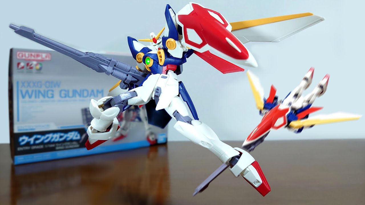 【1100円でこのクオリティ！バード形態に変形可能！？】ENTRY GRADE 1/144 ウイングガンダム　レビュー