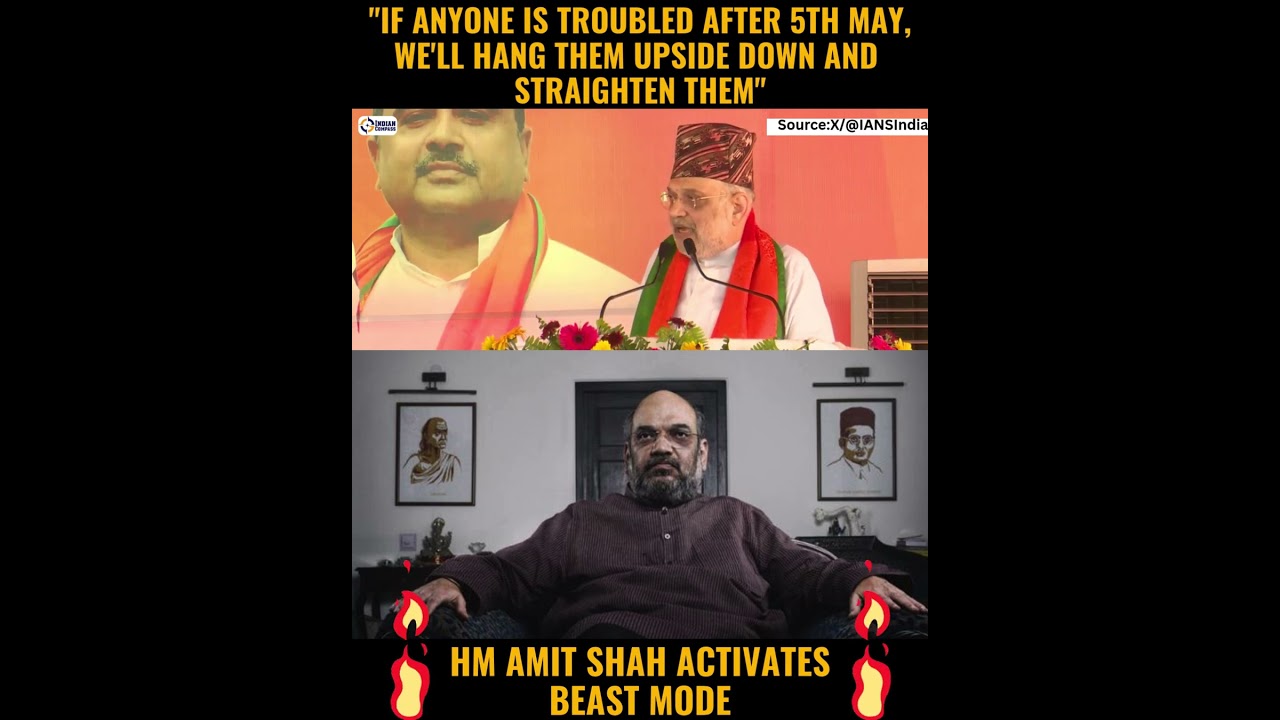 Amit Shah Issues Warning To Goons in West Bengal
