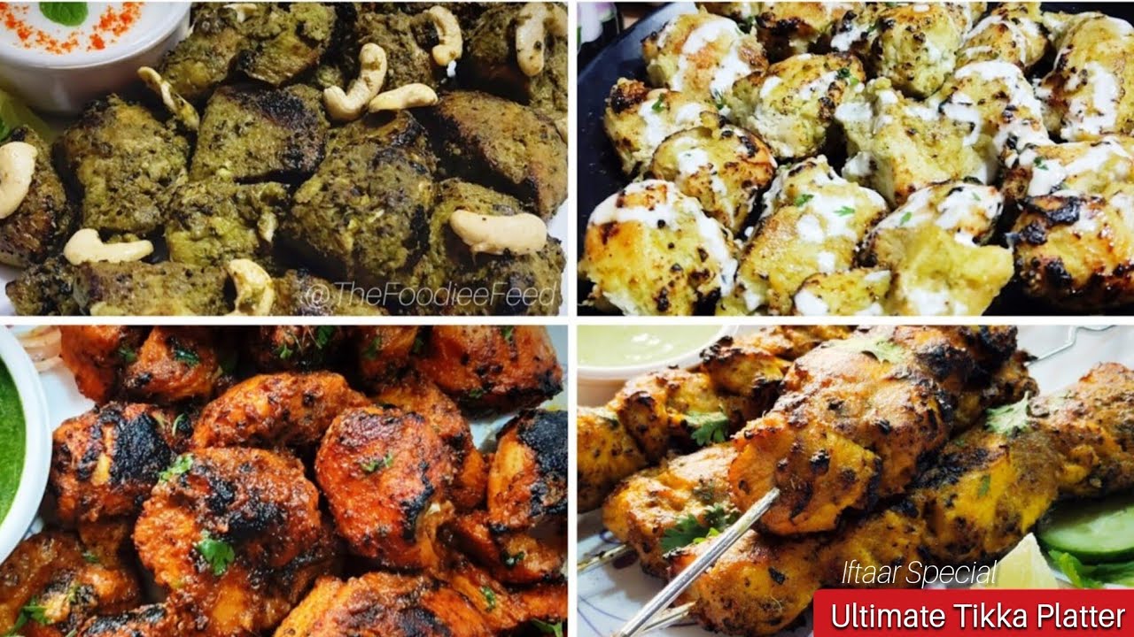 4 Tikkas • 4 Flavours • 4 Cooking Methods | Ultimate Chicken Tikka Platter