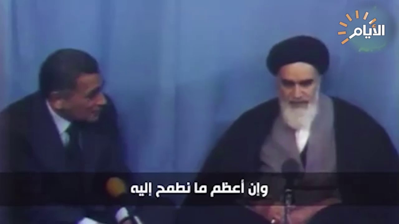لقاء الامام الخميني (قدس سره) مع الصحفي محمد حسنين هيكل