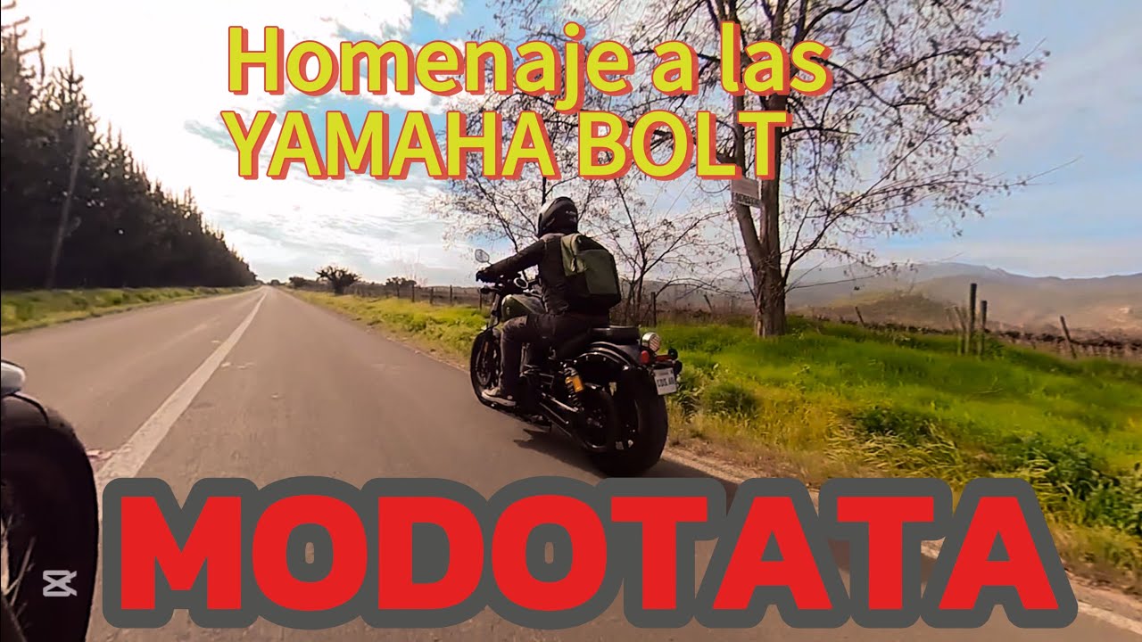 YAMAHA BOLT EN RUTA