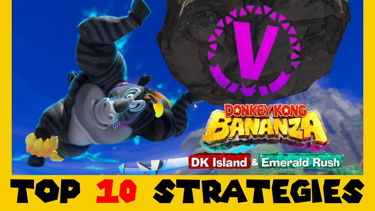10 Pro Tips to Get the V-Rank in Donkey Kong Bananza: Emerald Rush
