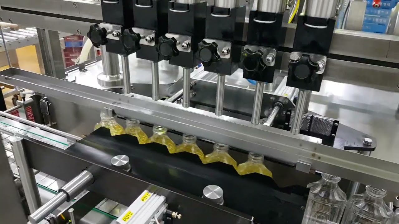 57. 순수유 식용유 라인 - PET 650ml 생산 (Edible oil Line with Flowmeter Filler)