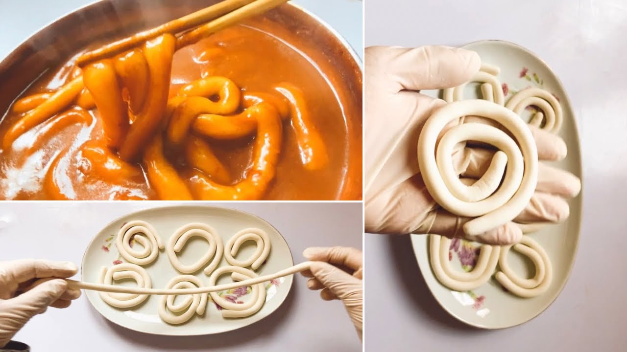 نودلز الدكبوكي😲من الأكلات المشهورة في المطاعم الكوريه🇰🇷🥢الطعم رهيب 😋شكل النودلز وطعم الدكبوكي