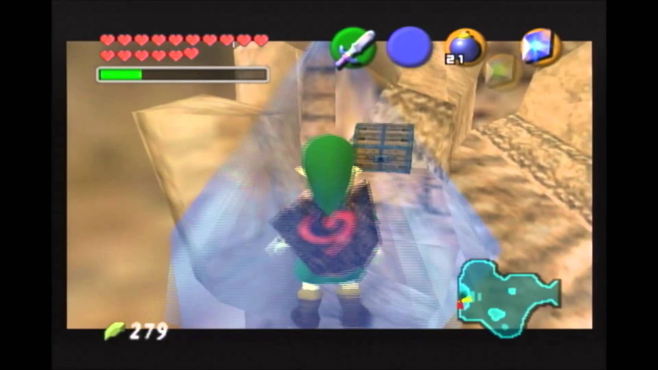 OoT: Desert Colossus Heart Piece as Child