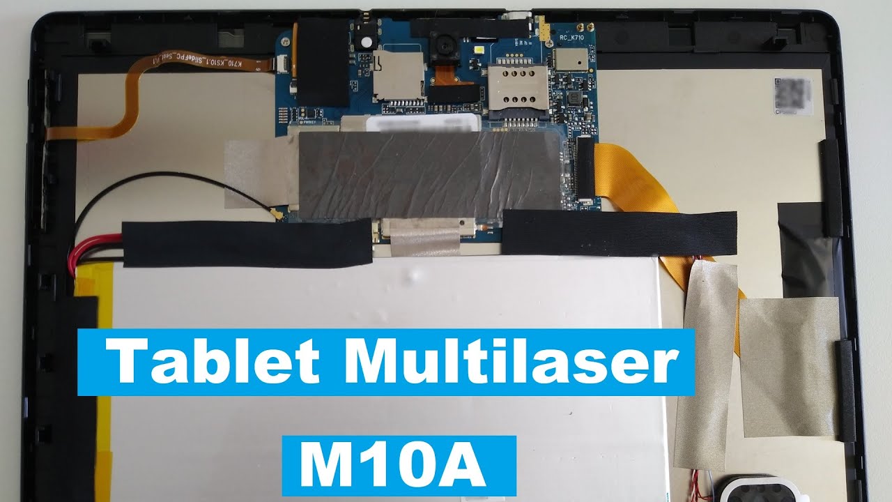 Tablet Multilaser M10A - Como desmontar