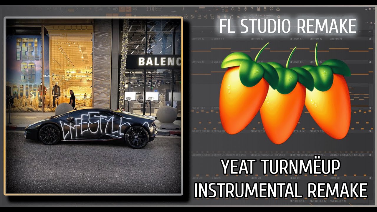 Yeat - TURNMEUP (Instrumental remake)