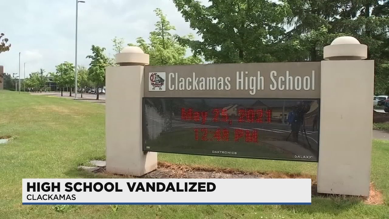 Principal: Clackamas High School defaced with racially motivated vandalism