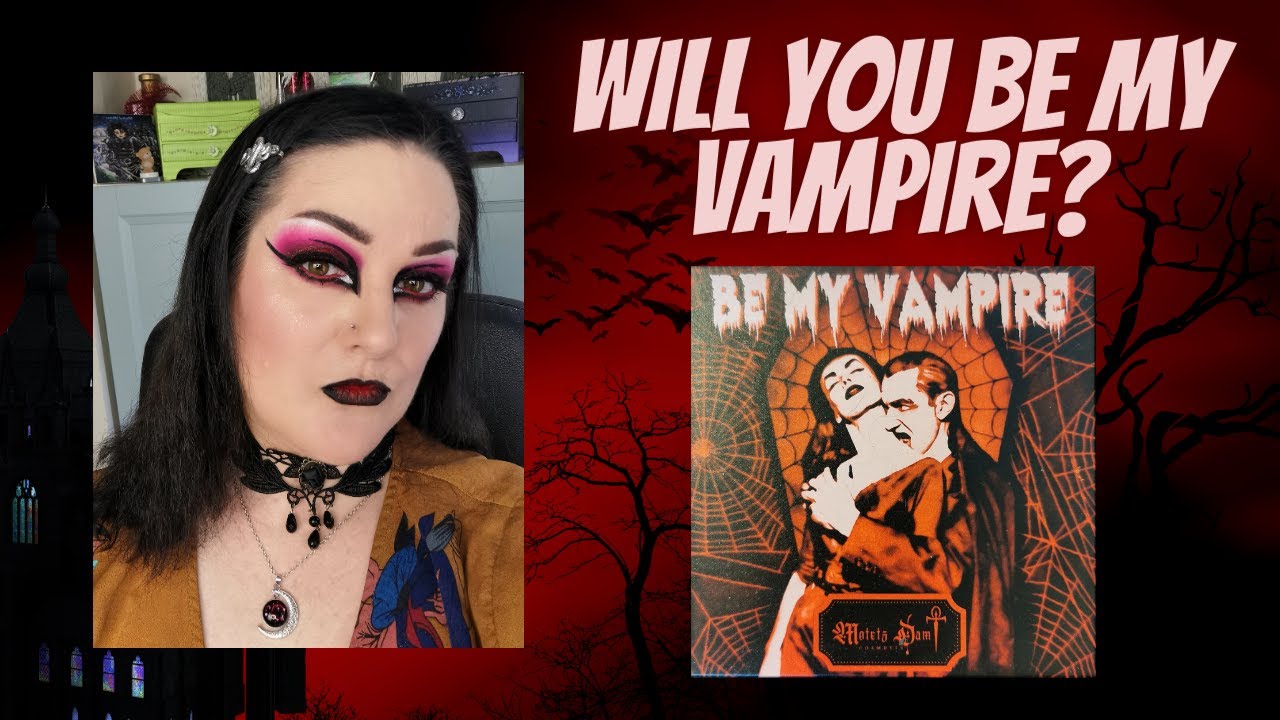 Let's try US indie brand Motetz Dam Cosmetics Be My Vampire palette | Try 1 indie brand a month