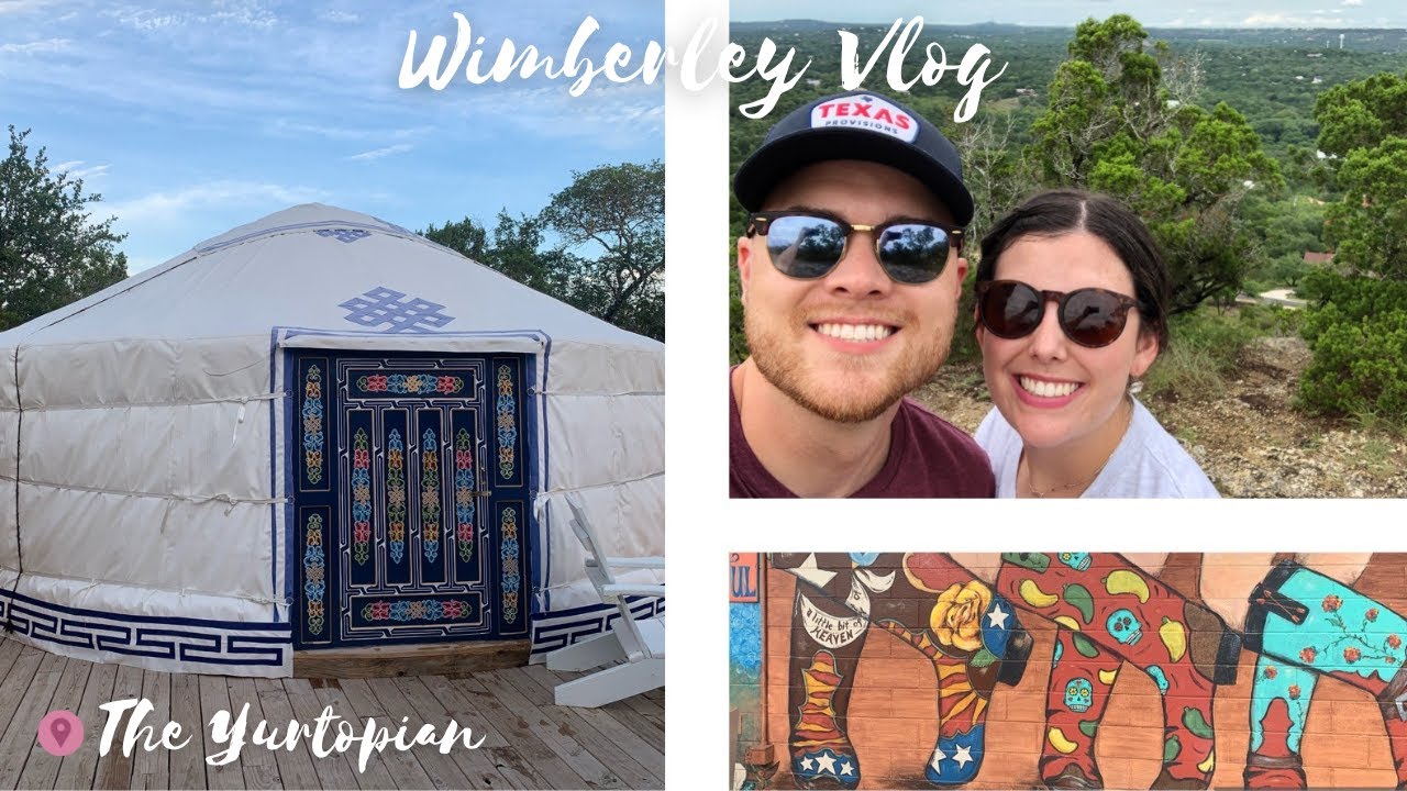 We stayed in a yurt!! // Wimberley, Texas