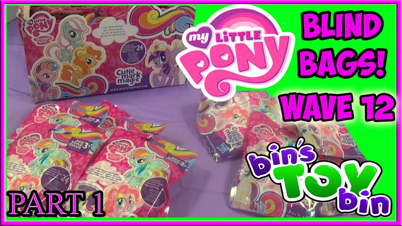 My Little Pony Cutie Mark Magic Blind Bags Wave 12 Opening, Part 1! by Bin's Toy Bin