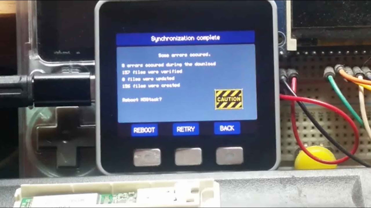 M5Stack-SD-Updater full download & integrity check cycle