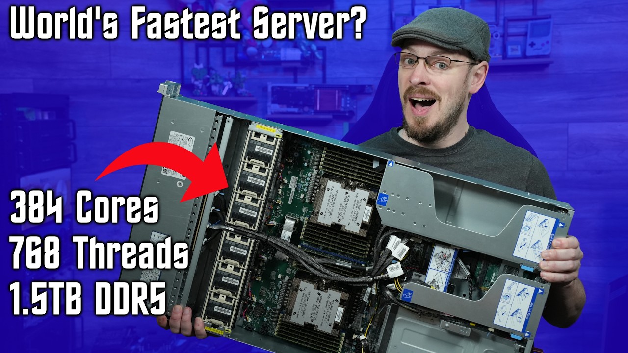 THREE HUNDRED EIGHTY FOUR CORES - Supermicro AS-2126HS-TN w/ 2x AMD Epyc 9965