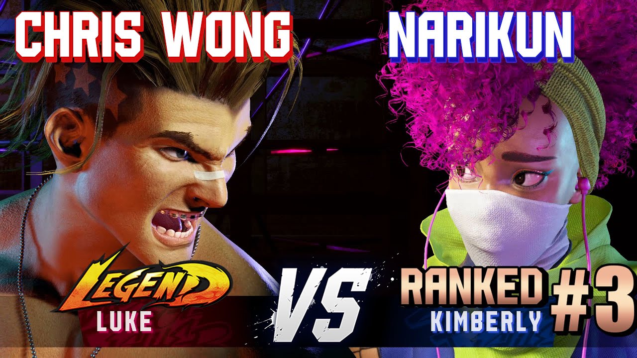SF6 ▰ CHRIS WONG (Luke) vs NARIKUN (#3 Ranked Kimberly) ▰ High Level Gameplay