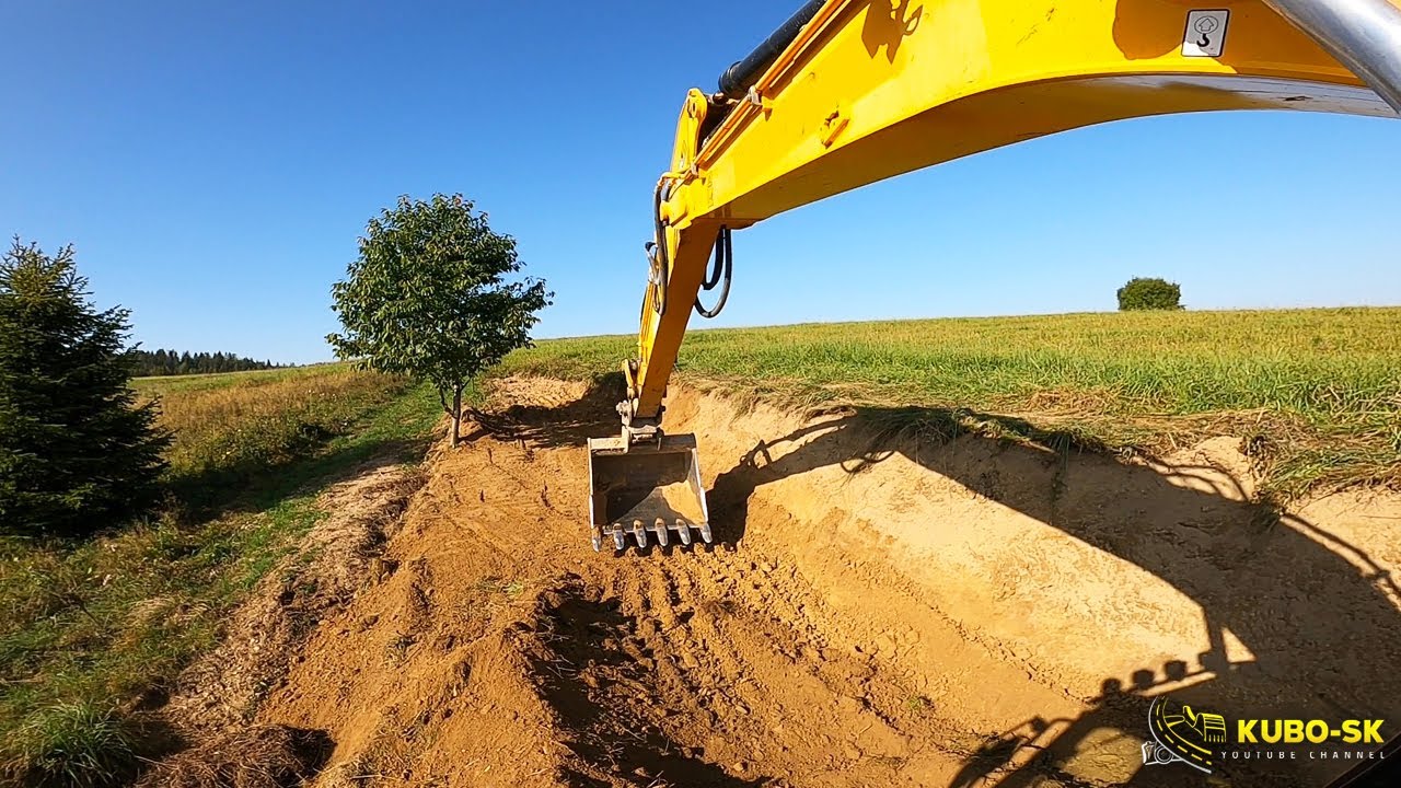 Skopávanie cesty | JCB JC130LC crawler excavator