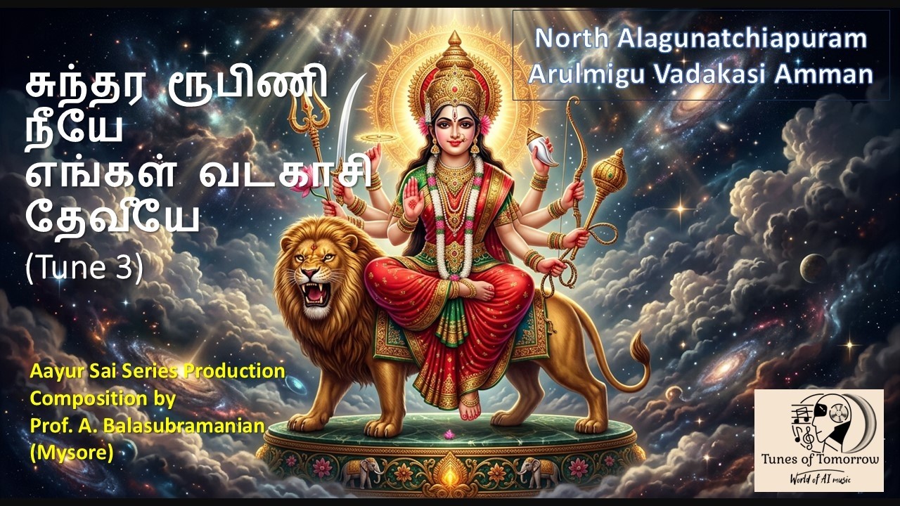 சுந்தர ரூபிணி எங்கள்  வடகாசி தேவீயே (Tune 3)